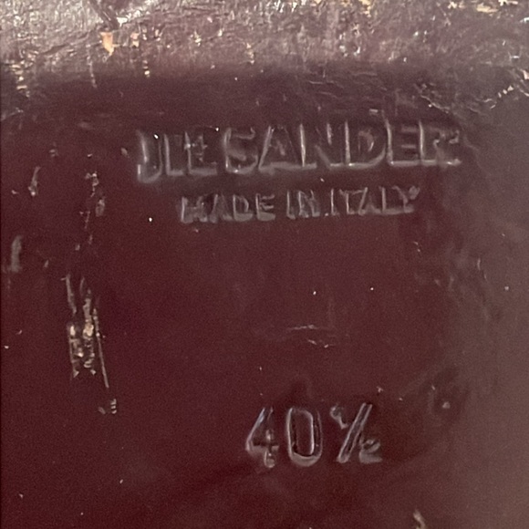 Jill Sander green Patent leather lace up shoes euro 40.5 - Picture 8 of 8